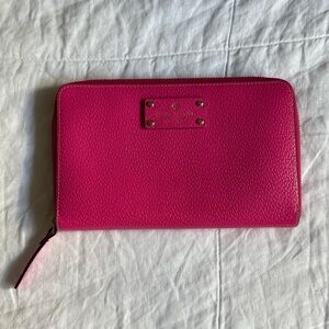 Kate Spade Pink Zip-Around Wallet